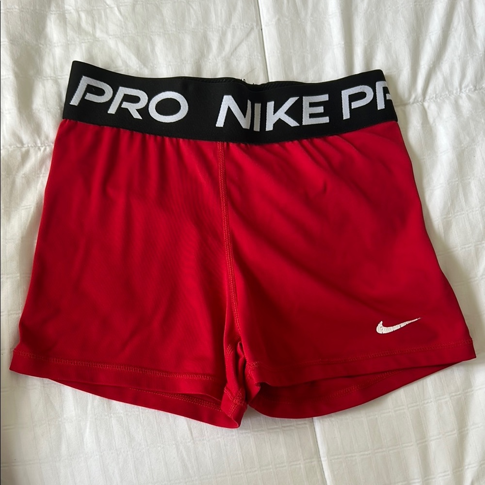 Nike Pro Women's Red Shorts